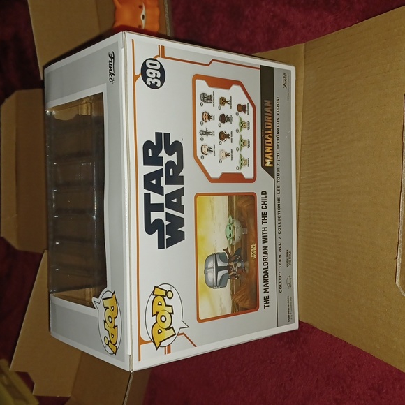 🆕️ Funko Pop! Moment Star Wars The Mandalorian with The Child 390 - Picture 9 of 15